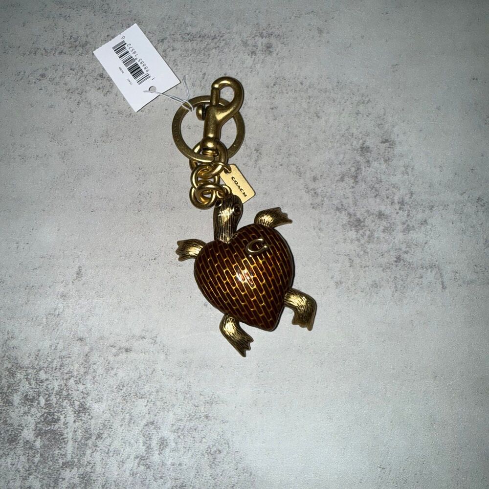 Coach turtle bag charm